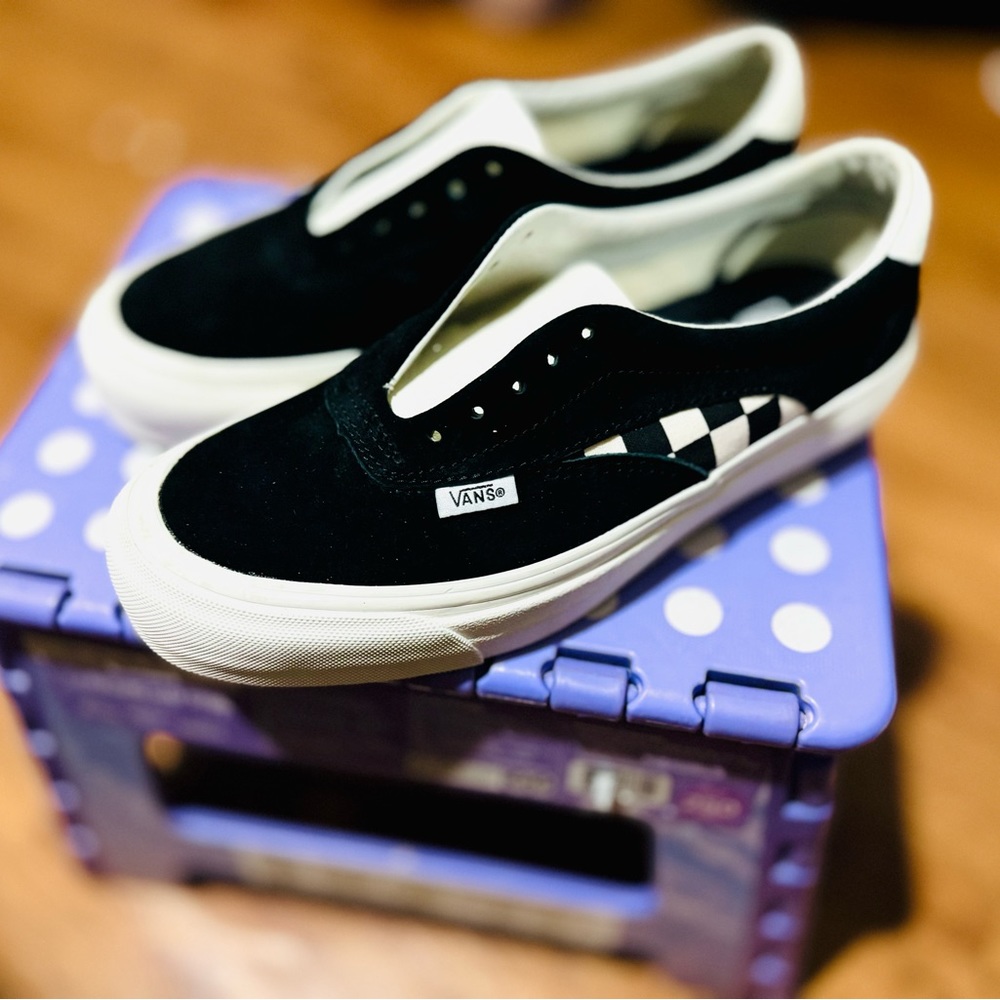 VANS Acer Ni Sp Staple Black Marshmallow Checkerboard Mens 5.5 Women’s 7 NEW